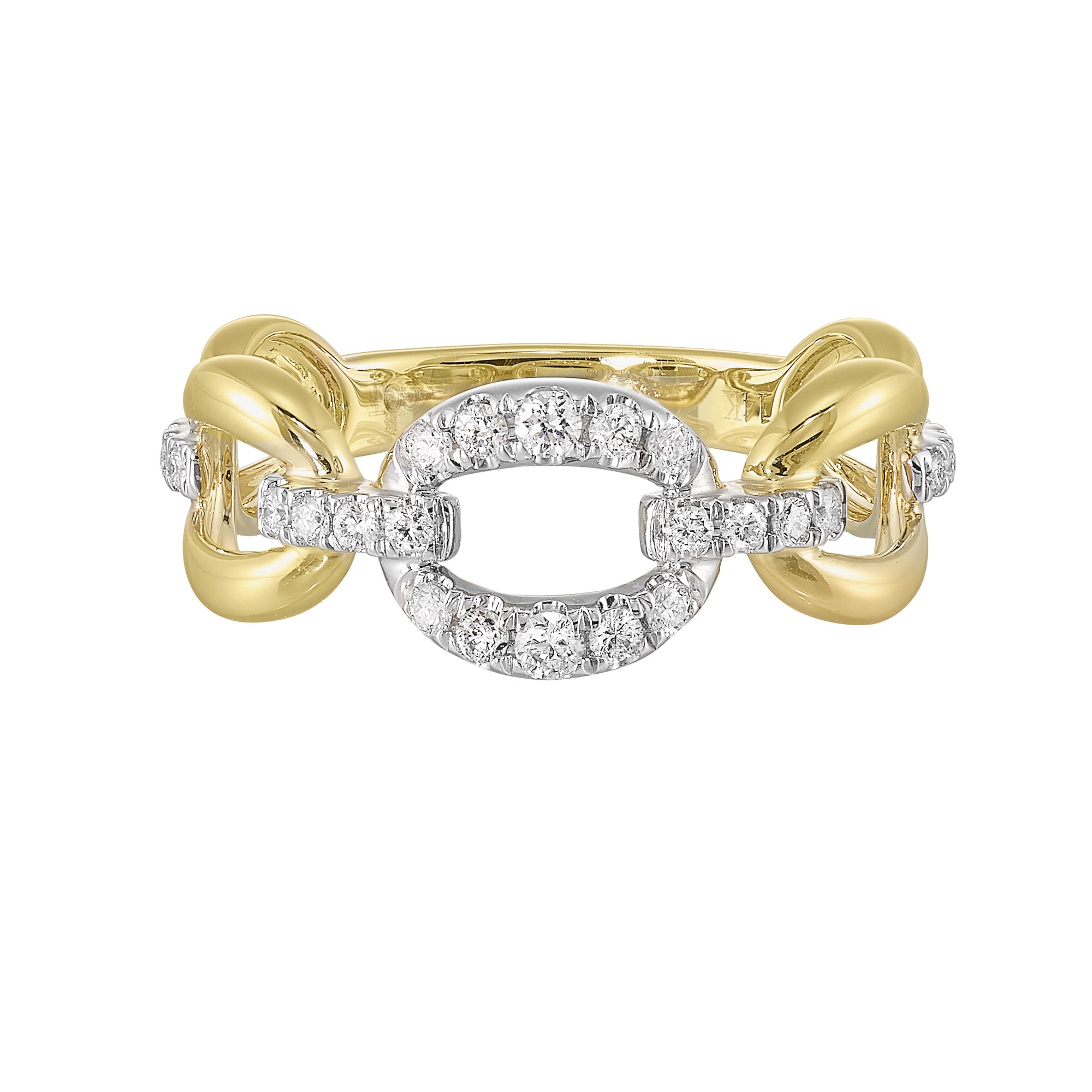 14Kt Yellow Gold Diamond 1/4Ctw Ring - RG15495-4YC