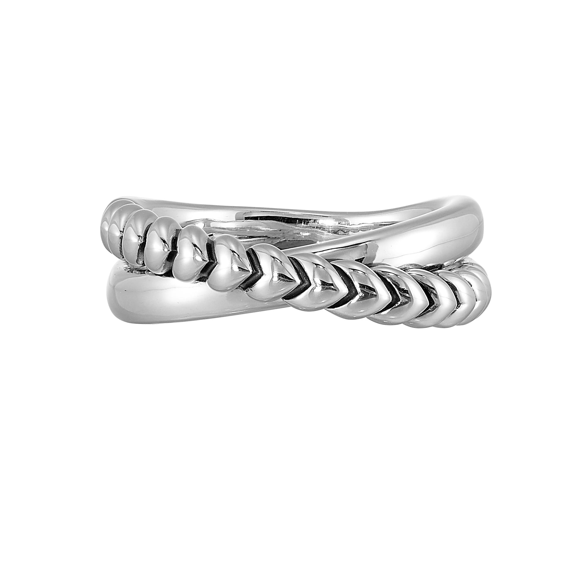 Silver Ring - RG15968-SSW