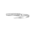 14Kt White Gold Diamond 1/10Ctw Ring - RG16137-4WC