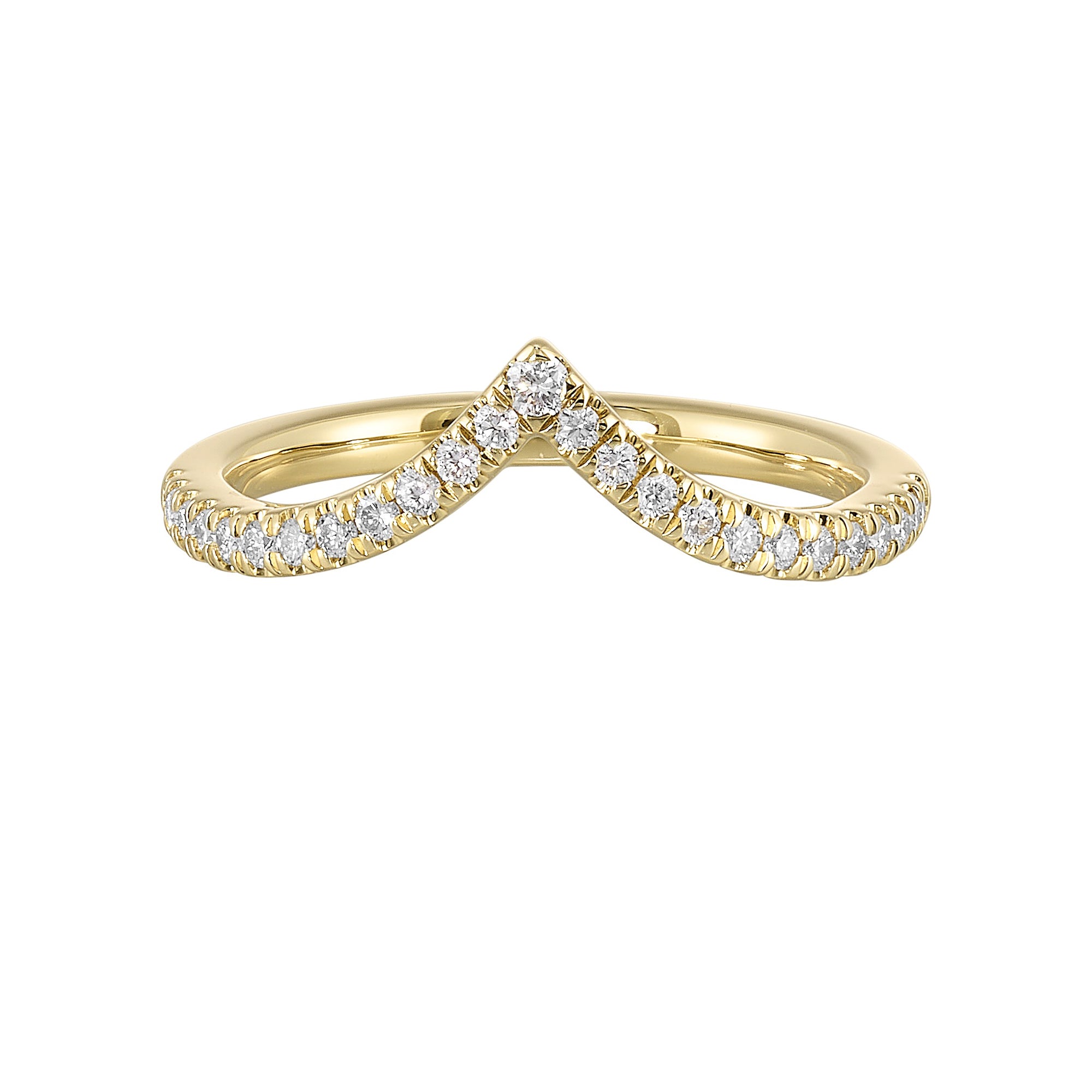 14Kt Yellow Gold Diamond 1/5Ctw Ring - RG16193-4YB