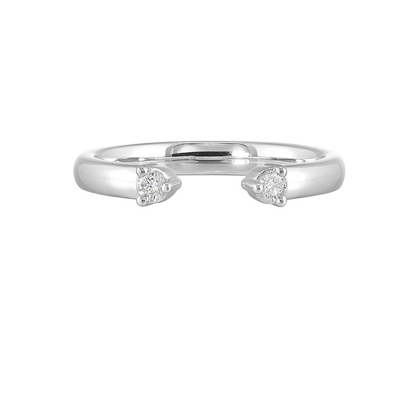14Kt White Gold Diamond 1/10Ctw Ring - RG16207-4WB