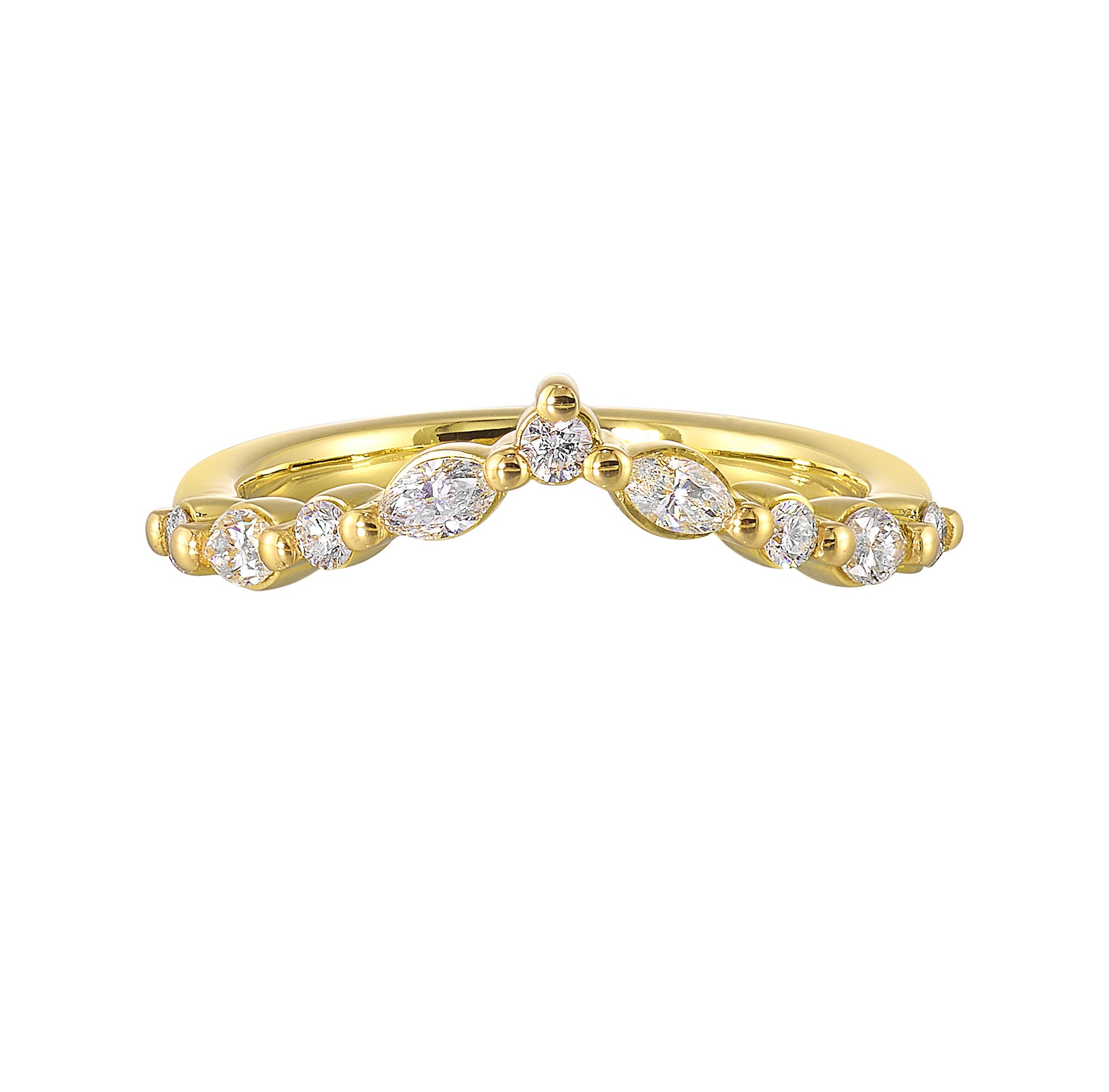 14Kt Yellow Gold Diamond 3/8Ctw Ring - RG16234-4YB
