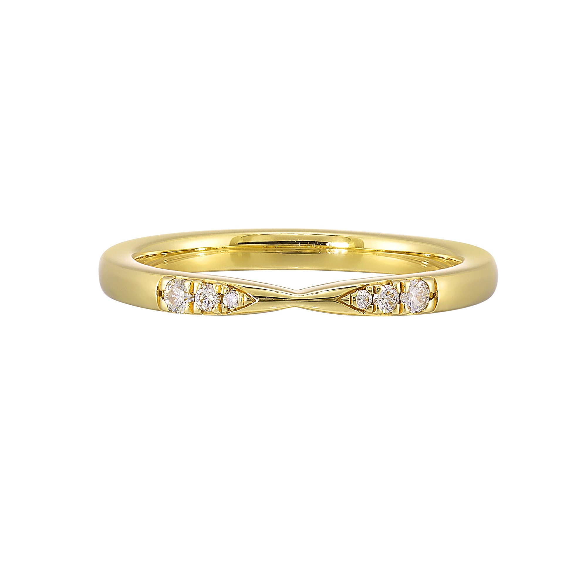 14Kt Yellow Gold Diamond 1/15Ctw Ring - RG16235-4YB