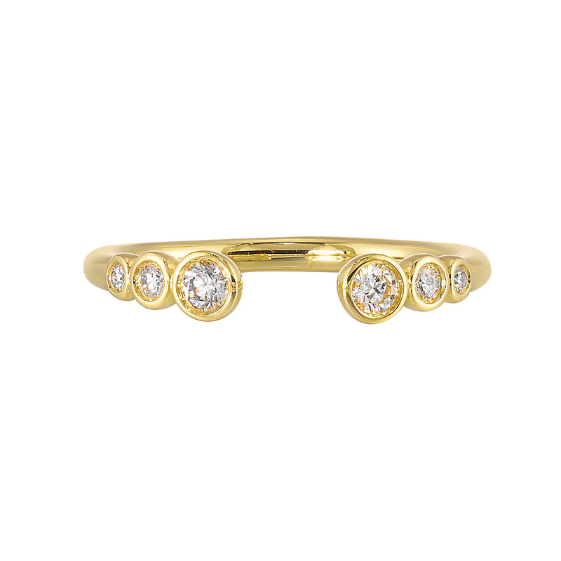 14Kt Yellow Gold Diamond 1/5Ctw Ring - RG16240-4YB