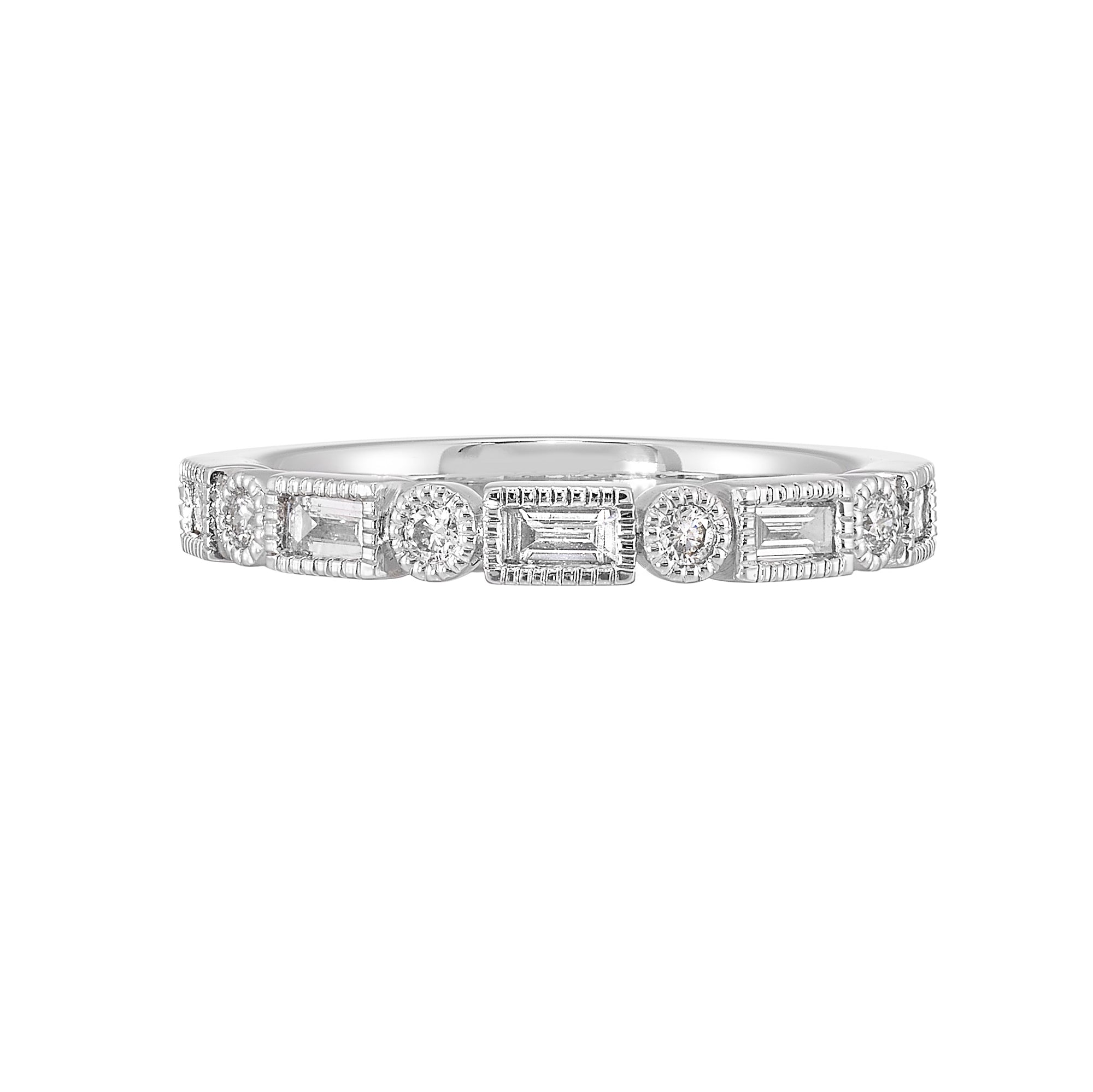 14Kt White Gold Diamond 1/4Ctw Ring - RG16241-4WB