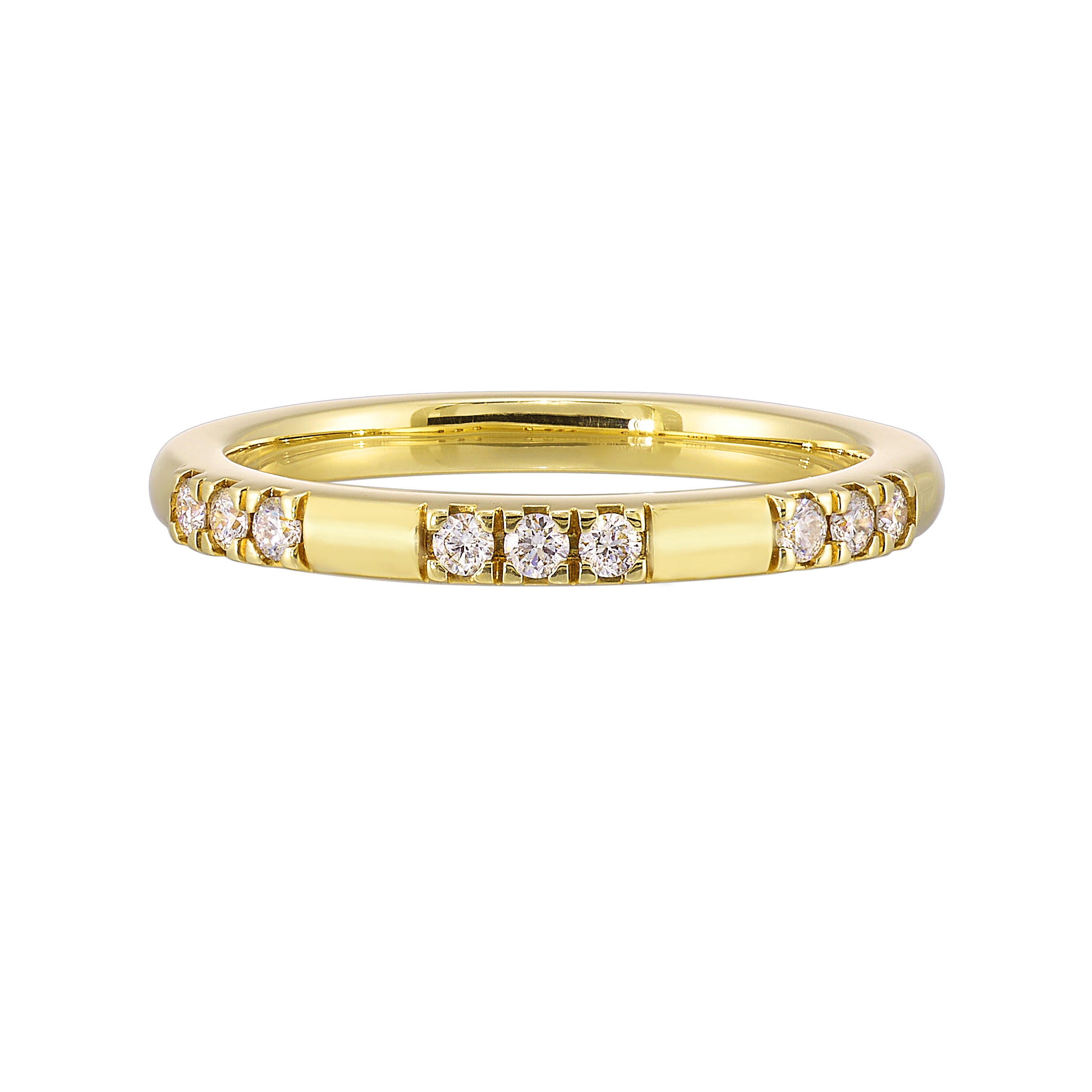 14Kt Yellow Gold Diamond 1/7Ctw Ring - RG16277-4YB
