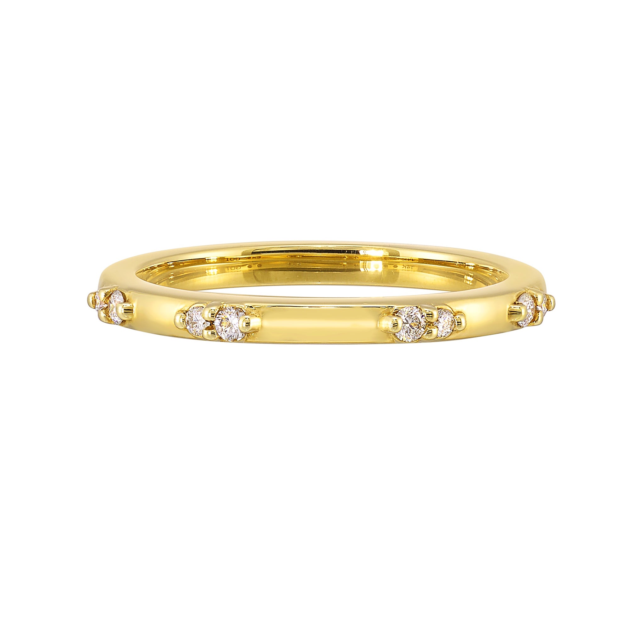 14Kt Yellow Gold Diamond 1/10Ctw Ring - RG16278-4YB