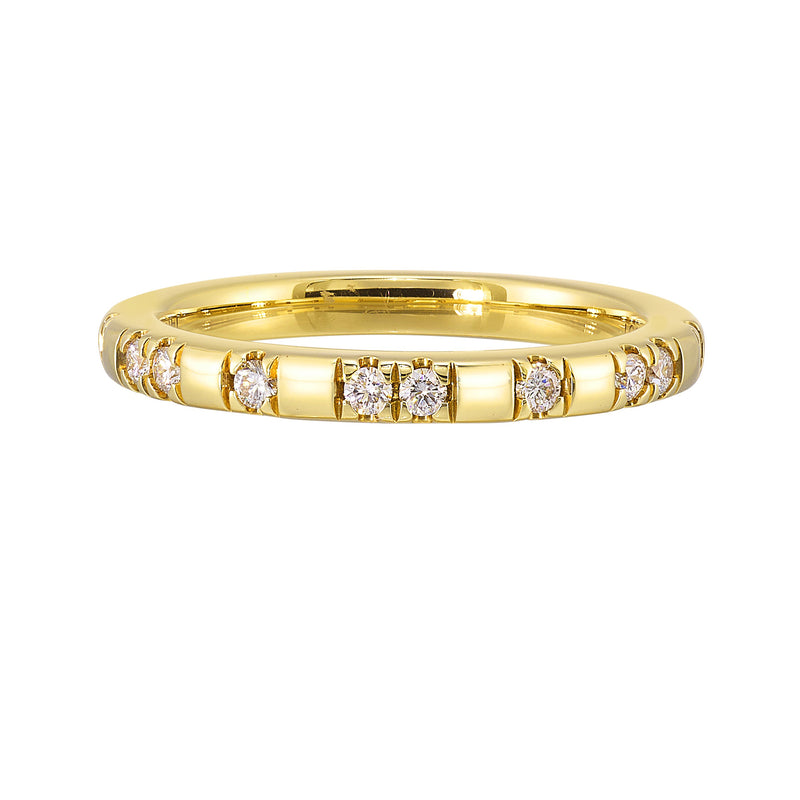 14Kt Yellow Gold Diamond 1/6Ctw Ring - RG16282-4YB