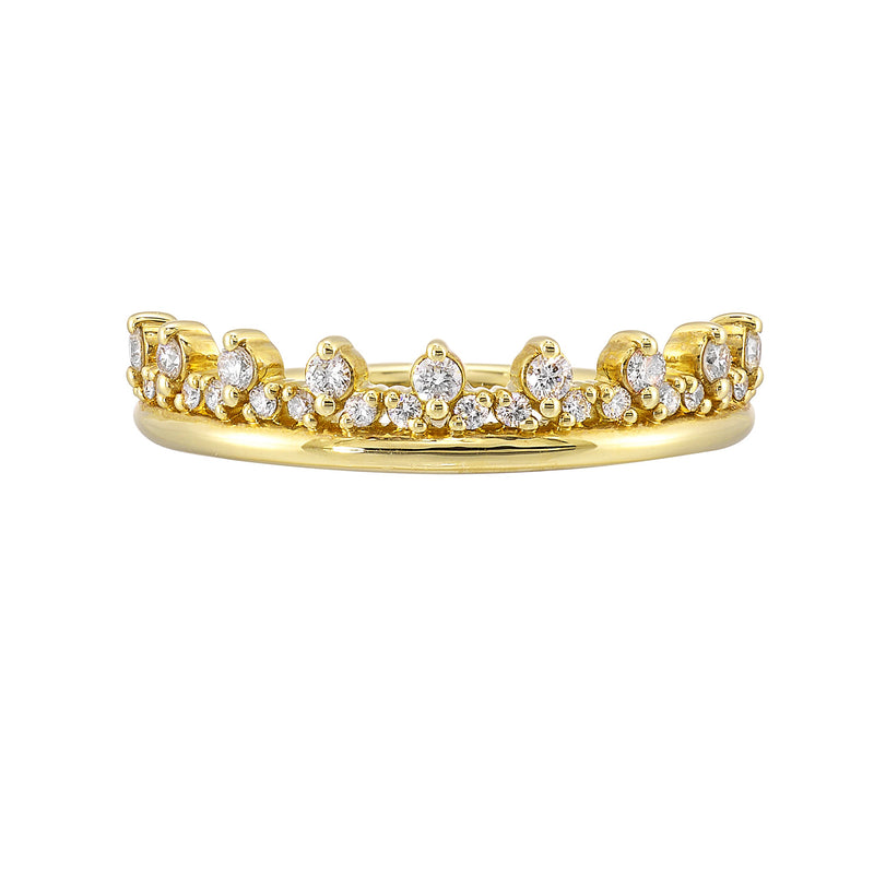 14Kt Yellow Gold Diamond 1/5Ctw Ring - RG16287-4YB