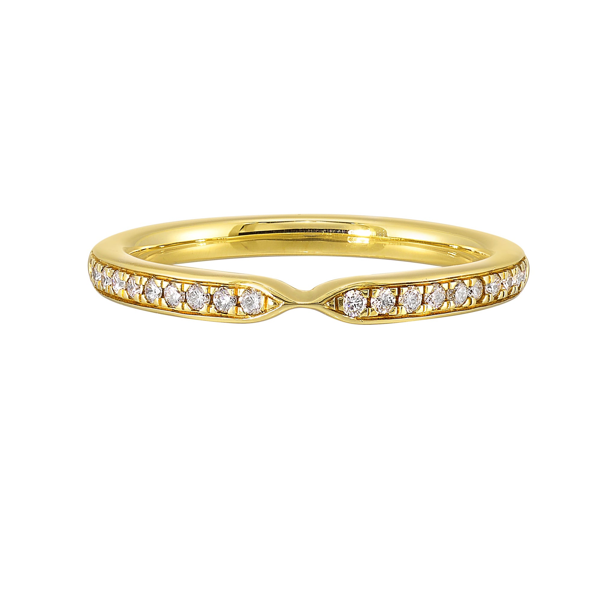 14Kt Yellow Gold Diamond 1/7Ctw Ring - RG16290-4YB