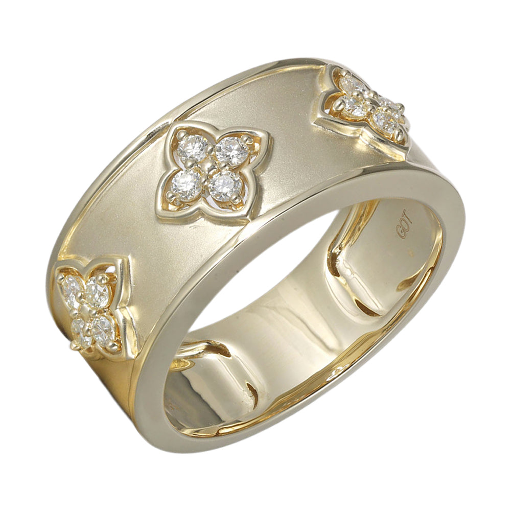14Kt Yellow Gold Diamond 1/4Ctw Ring - RG16486-4YC