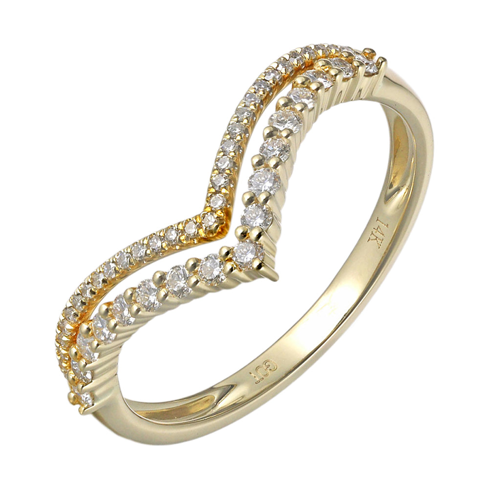 14Kt Yellow Gold Diamond 1/4Ctw Ring - RG16531-4YSC