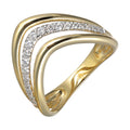14Kt Yellow Gold Diamond 1/5Ctw Ring - RG16532-4YC