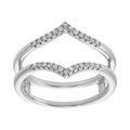 14Kt White Gold Diamond 1/7Ctw Ring - RG71817-4WD