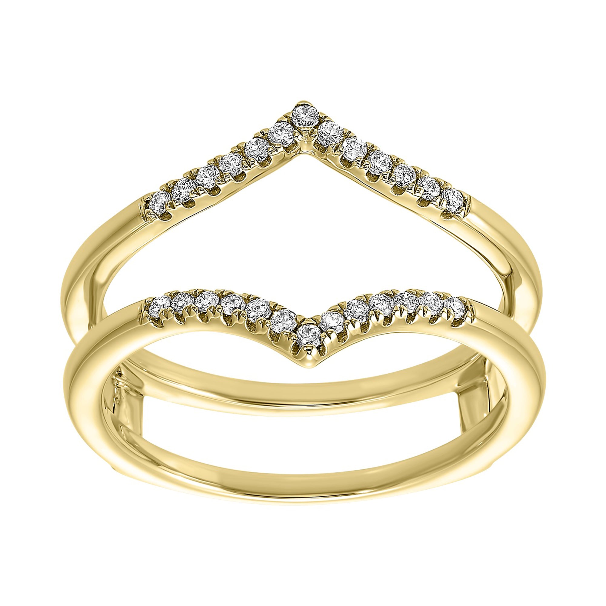 14Kt Yellow Gold Diamond 1/7Ctw Ring - RG71817-4YD