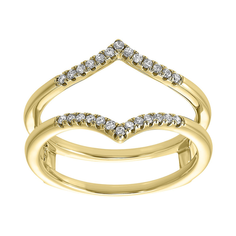 14Kt Yellow Gold Diamond 1/7Ctw Ring - RG71817-4YD