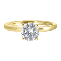 14Kt Yellow Semi Mount 1/7Ctw For 2Ctw Round Center - W1270RN200SM-4YB