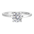 The dazzling solitaire diamond take center stage. The petite band adds to the sleek, classic look. - W1370RN100SM-4WB