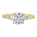 14Kt Yellow Semi Mount 1/2Ctw For 2Ct Round Center - W3011RN200SM-4YB