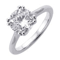 14Kt White Semi Mount For 2Ct Round Center - W3560RN200SM-4W