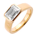 14Kt Yellow Semi Mount For 3Ct Emerald Cut Center - W3620EN300SM-4Y