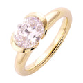 14Kt Yellow Semi Mount For 2Ct Oval Center - W3700ON200SM-4Y