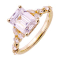 14Kt Yellow Semi Mount 1/3Ctw For 2Ct Radiant Center - W5861DN200SM-4YB