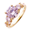 14Kt Yellow Semi Mount 5/8Ctw For 2Ct Round Center - W5871RN200SM-4YB