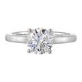 14Kt White Yellow Semi Mount 1/20Ctw For 1 1/2Ct Round Center - W6150RN150SM-4WB
