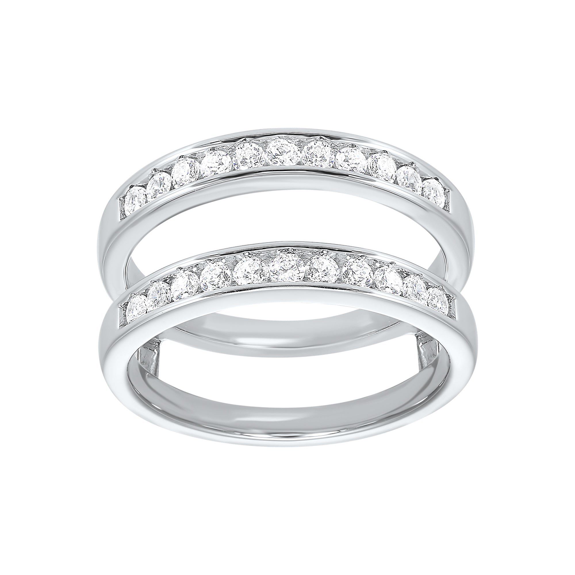 14Kt White Gold Diamond 3/8Ctw Ring - WB5774IR-4WC