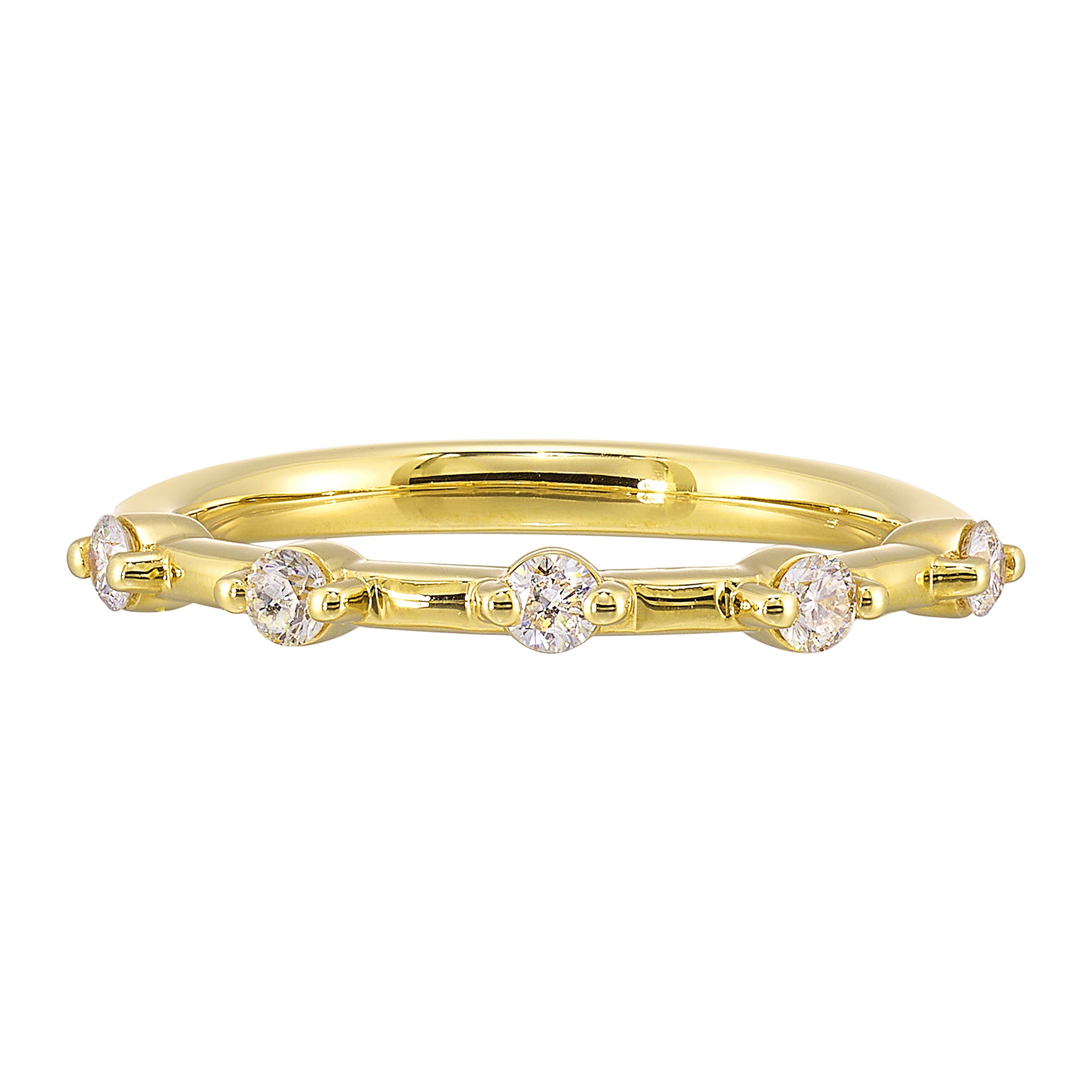 14Kt Yellow Gold Diamond 1/5Ctw Ring - WBD4421ON200-4YB