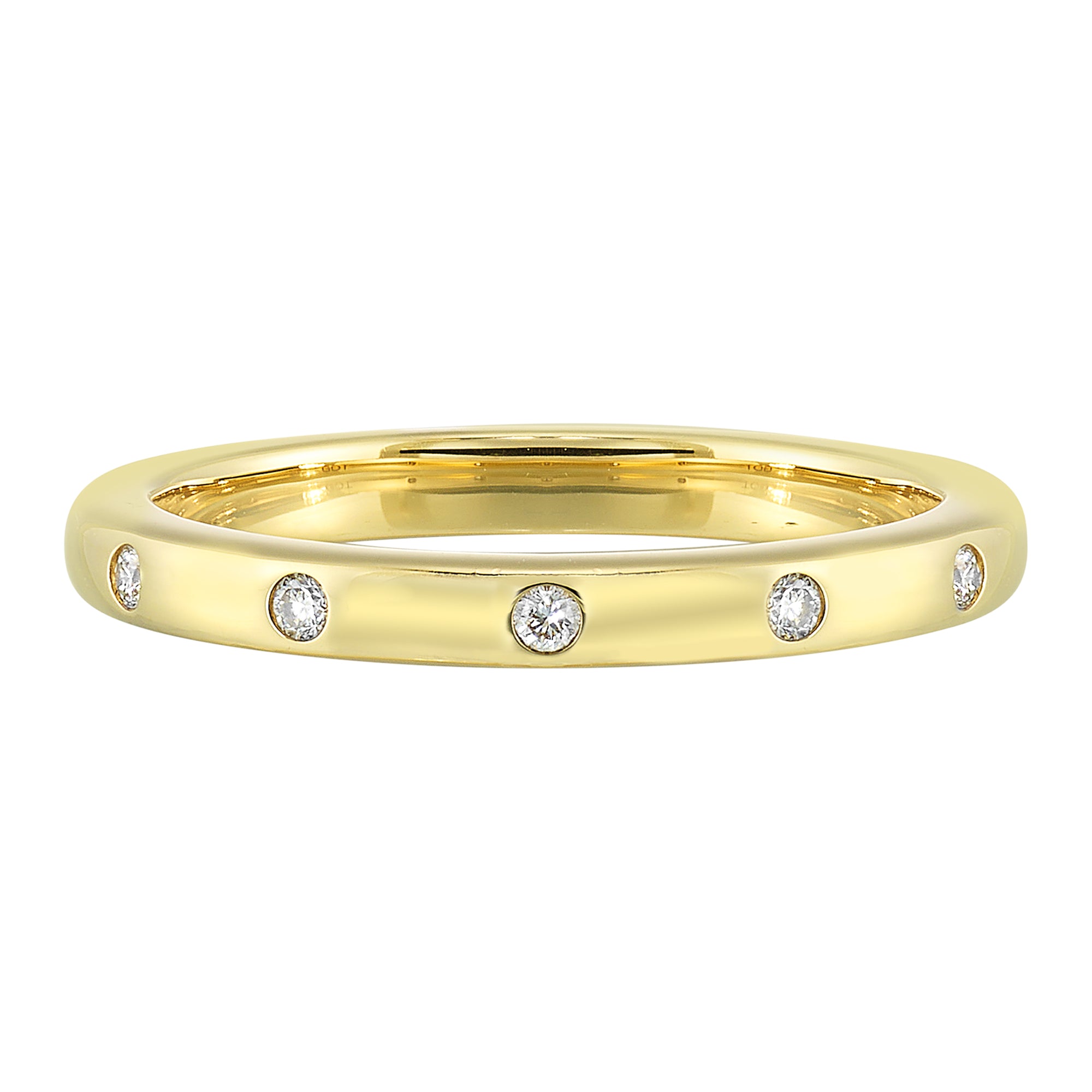 14Kt Yellow Gold Diamond 1/20Ctw Ring - WBD5531RN100-4YB