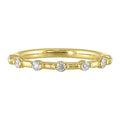 14Kt Yellow Gold Diamond 1/5Ctw Ring - WBD6251RN150-4YB
