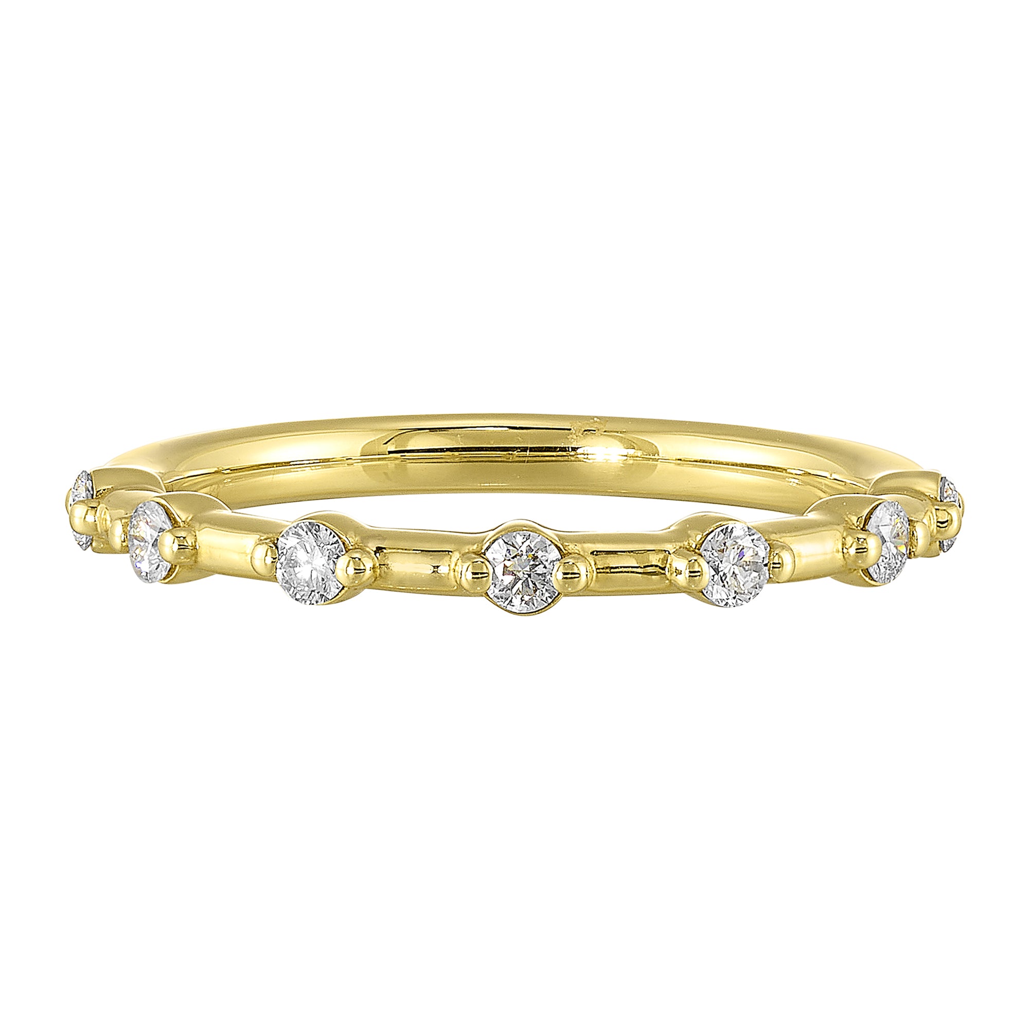 14Kt Yellow Gold Diamond 1/5Ctw Ring - WBD6251RN150-4YB