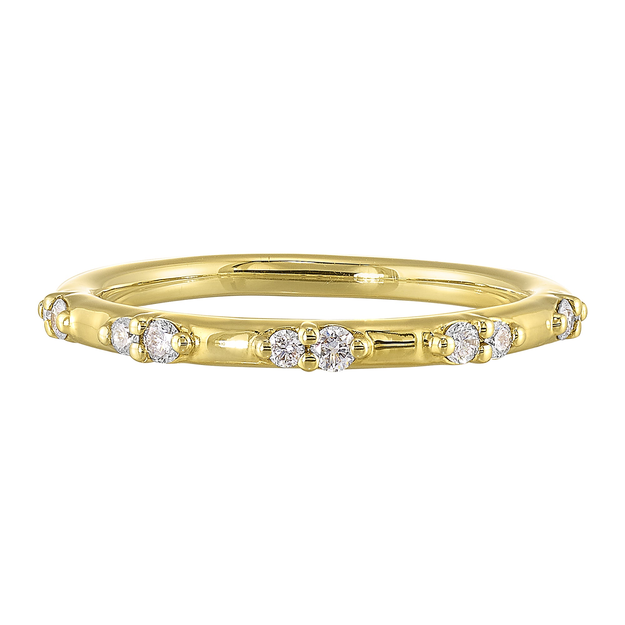 14Kt Yellow Gold Diamond 1/7Ctw Ring - WBD6261RN150-4YB