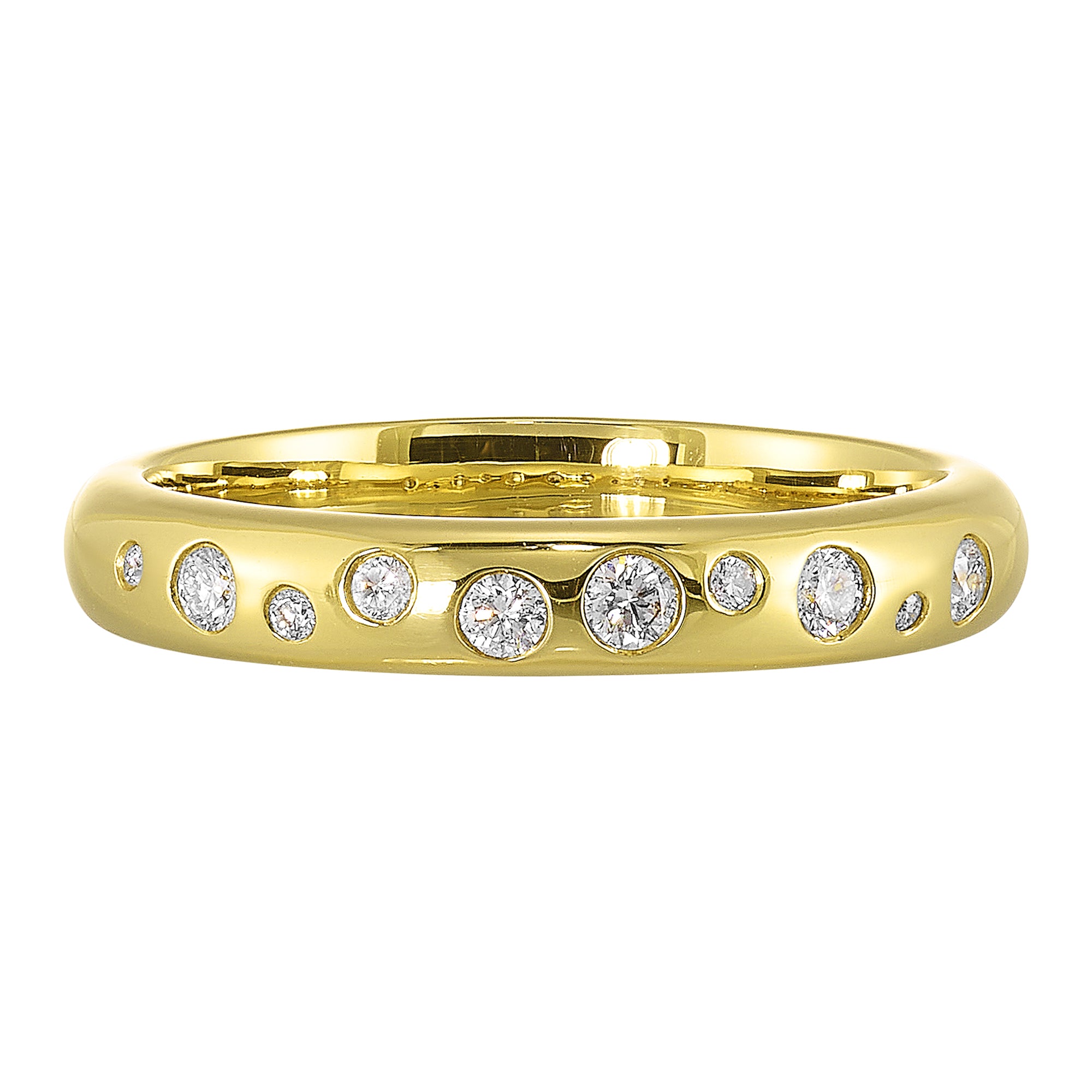 14Kt Yellow Gold Diamond 1/7Ctw Ring - WBD6281RN200-4YB