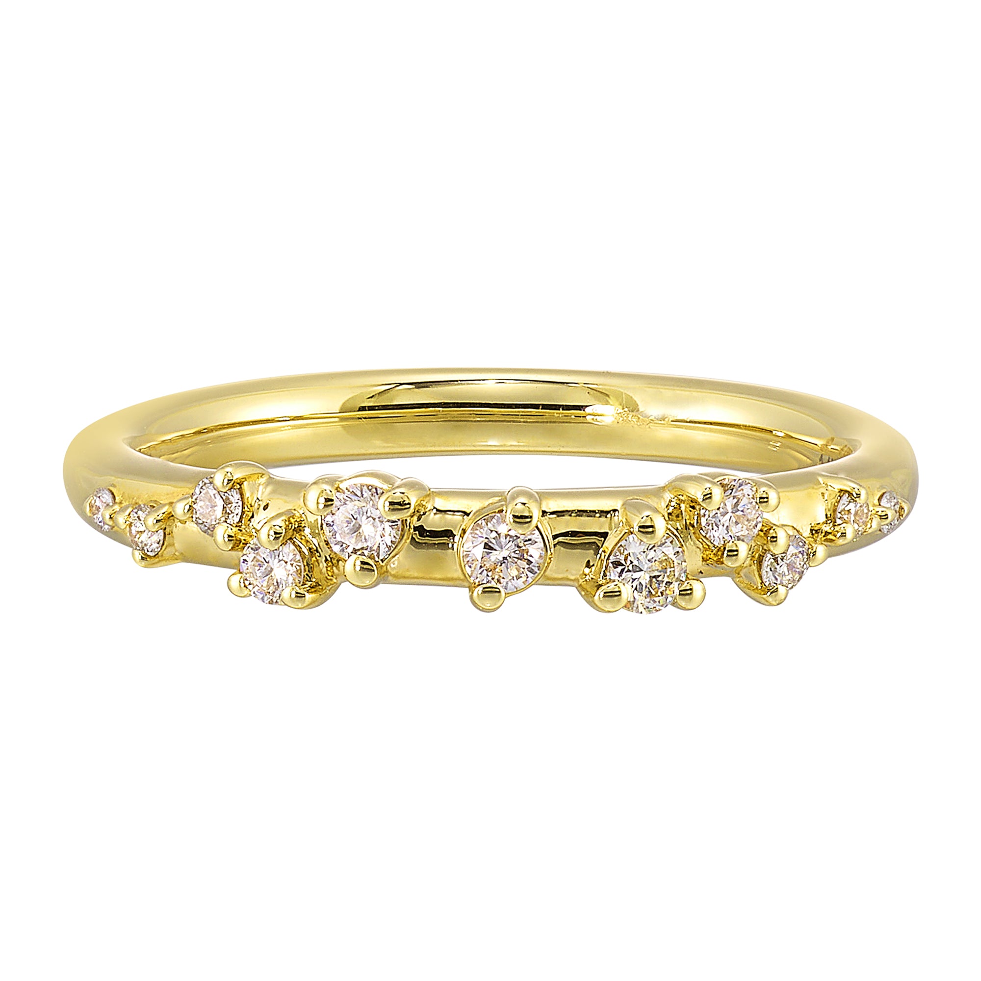 14Kt Yellow Gold Diamond 1/6Ctw Ring - WBD6311RN200-4YB