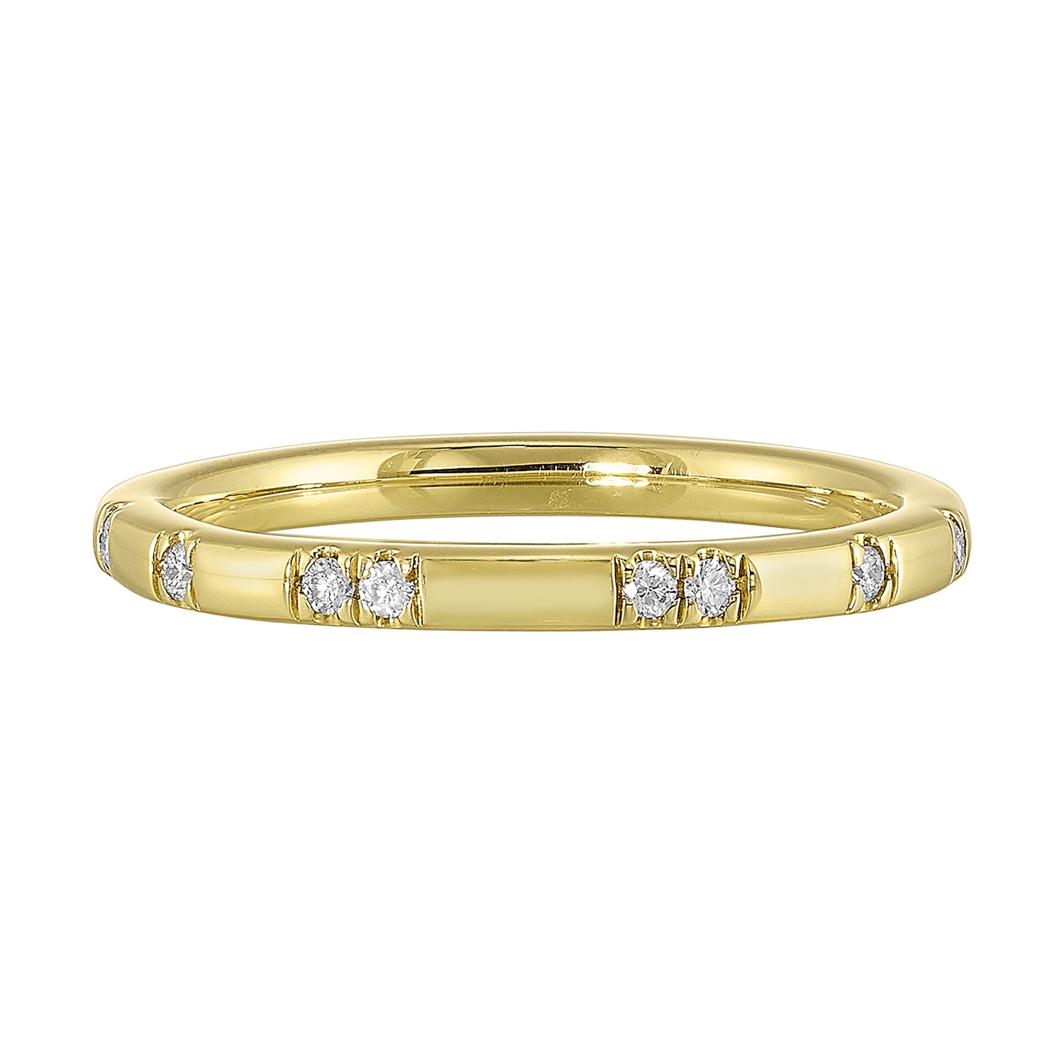 14Kt Yellow Gold Diamond 1/12Ctw Ring - WBD6501RN100-4YB