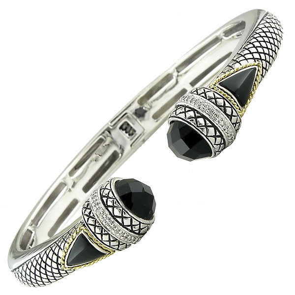 Andrea Candela Black Onyx Cuff Bracelet