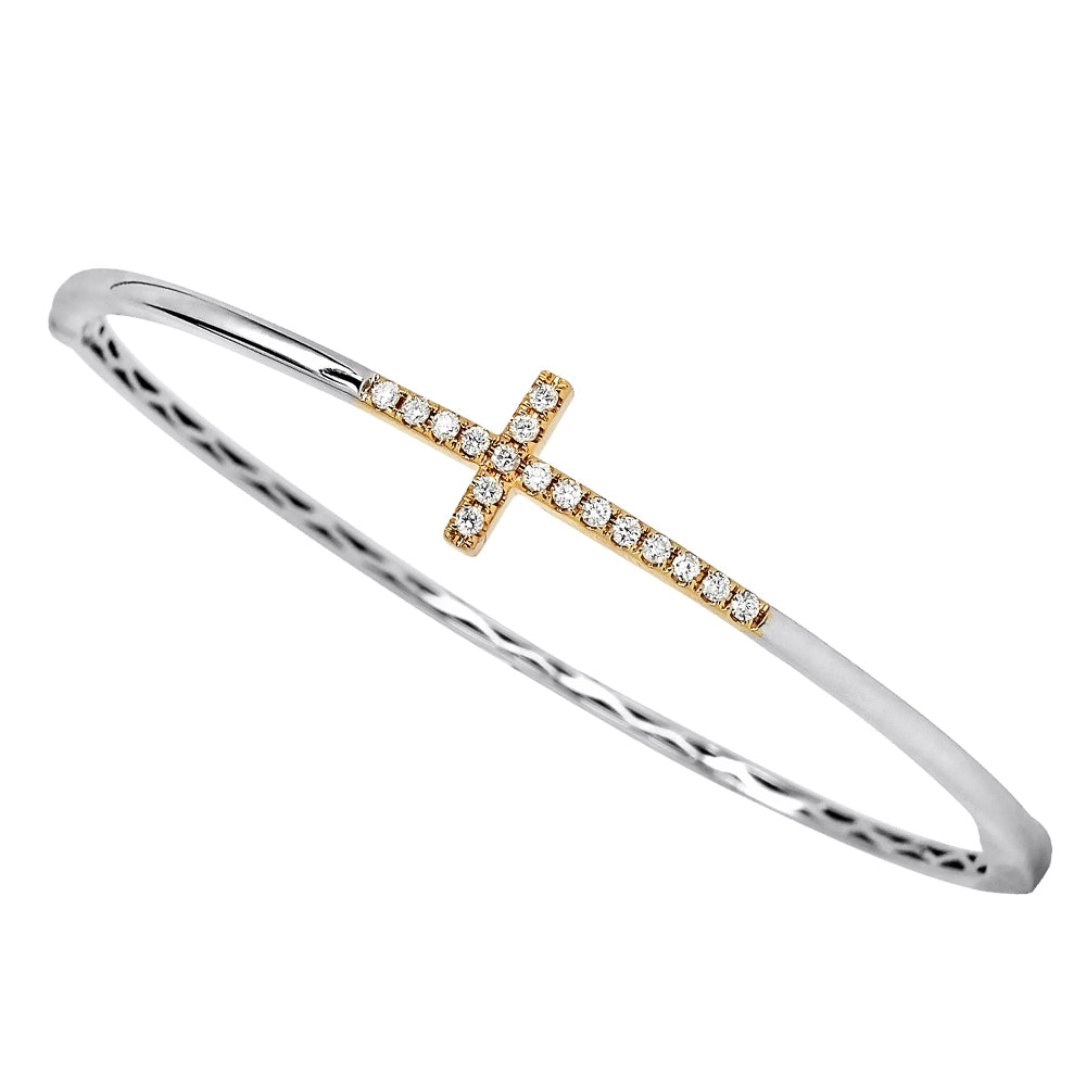 .30ctw Diamond Cross Bangle