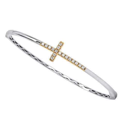 .30ctw Diamond Cross Bangle
