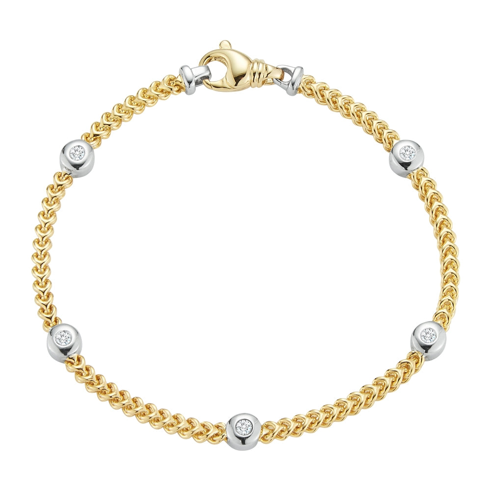 14KY Diamond Fashion Bracelet