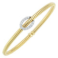 18KY 0.30 CTW Diamond Bangle