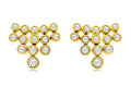 14KY Bezel Set Diamond Earrings