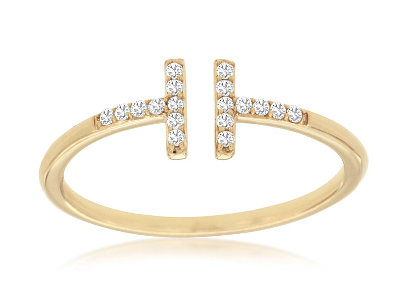 14KY T Diamond Ring