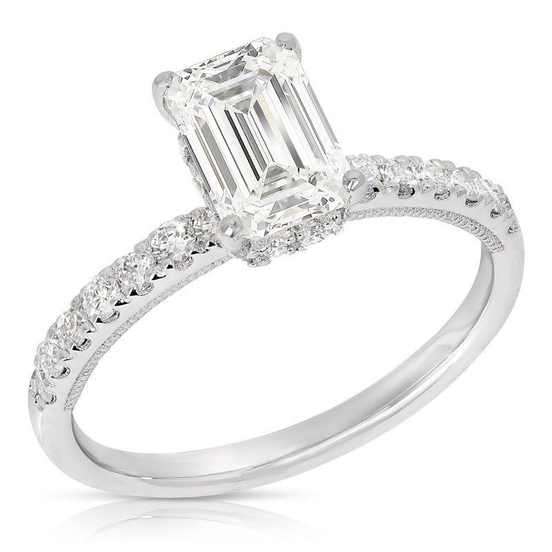 1.91ctw Emerald Cut Lab Grown Diamond Ring