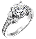1 1/3 ctw Diamond Engagement Setting