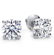 1 CTW Diamond Stud Earrings - Best