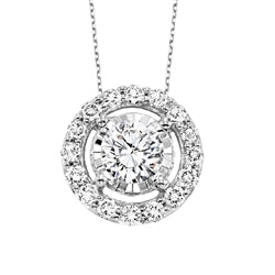 0.15 CTW True Reflections Diamond Pendant