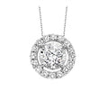 14K White Gold 3/4 Carat TruReflections Diamond Pendant